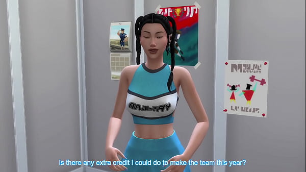 Image Asian Teen Cheerleader Fucks her Male Coach for a spot on the Team - Sims 4