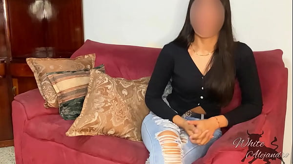 Image I fill a white Latina's entire pussy with milk at her first casting - ArantxaWhite