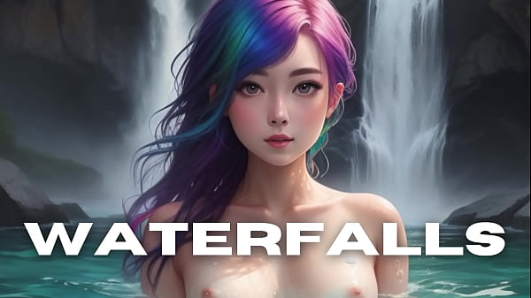 Image Sexy WOMEN IN WATERFALLS love being naked in nature - Art slideshow