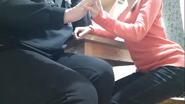 Image Two stepsisters masturbate in the kitchen and cum twice at the same time while their parents are in the other room - Lesbian illusion girls