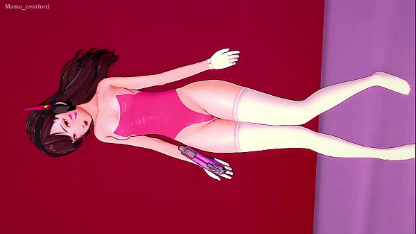 Image D.va (overwatch) viste su traje de ba&ntilde_o para follar