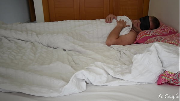 Image Wife surprised napping husband and let him think that he is fucking his wife but it was Tantaly sex doll