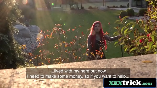 Image Bored Suburban Huge Tits Beauty Hops On Stranger's Big Cock For Cash