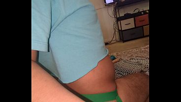 Image Hairy Bottom hungry for dildo and playing with my juicy hole