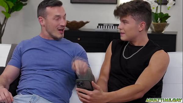 Image Drake Von and Derek Kage come up with flimsy excuses to jerk off side by side and frot that leads to filled sex