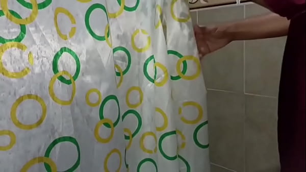 Image Horny stepmom enters the bathroom to fuck her delicious pussy
