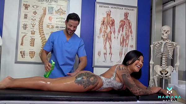 Image FREE - The physiotherapist gives me a massage with a happy ending - Part 1 - Mariana Martix & Nick Moreno - XVIDEOS
