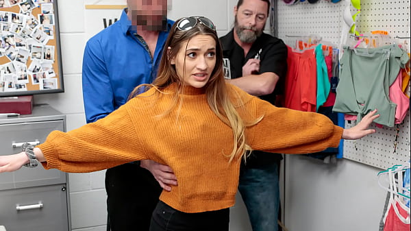 Image Mall Security Officer Arrests and Fuck the Shoplifter Teen and Stepfather Joins in too - Perp4k