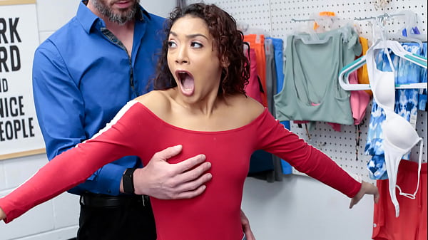 Image Ebony Shoplifter Sarah Lace Fucked in Her Tight Ass as Punishment - Perp4k
