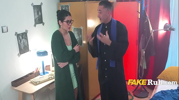 Image Exorcist Priests Uses His Holy Water To Bless Her