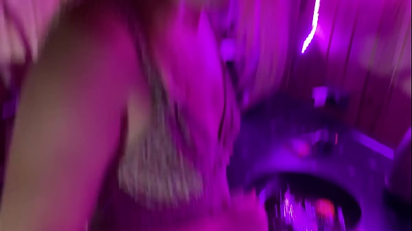 Image Juicy blowjob from a housewife in the kitchen with a frying pan in her hands
