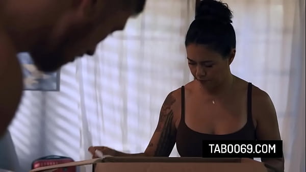 Image Hot asian milf fucking with stepson who is wearing her husbands military uniform