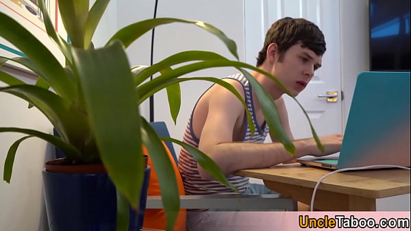 Image Cute teen roomate busted watching porn and now his smooth ass need to learn a harsh lesson