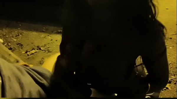 Image Brunette starts sucking his COCK on the street, and we end up FUCKING in a park