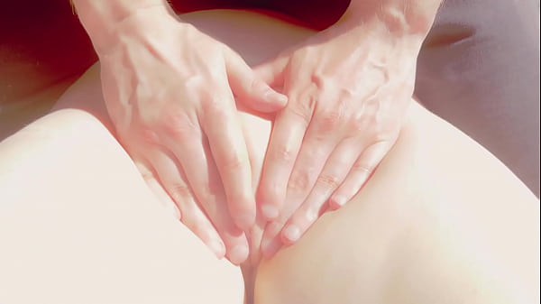 Image Step daddy gives a sensual massage to my small tight pussy with a clit orgasm