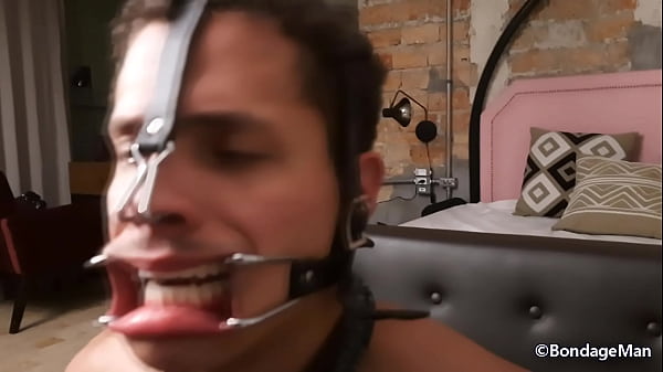 Image Diogo Nasser fucking Henrique tied up gagged nosehook blowjob in bondage scenes | PREVIEW