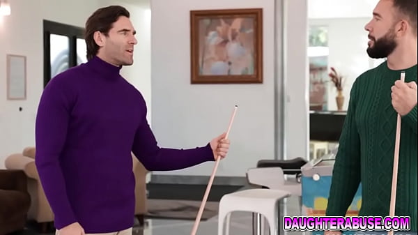 Image Stepdads  Will Pounder and Ken Feels happpily obliged and fulfill stepdaughters requests