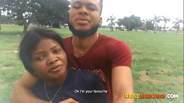 Image Real Africans - Curvy Ebony Gives Her BF Deep Blowjob Gonzo POV