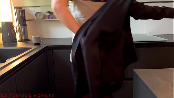 Image boss secretary lunch break sex in the office kitchen - pencil skirt up and cum dripping pussy, business-bitch