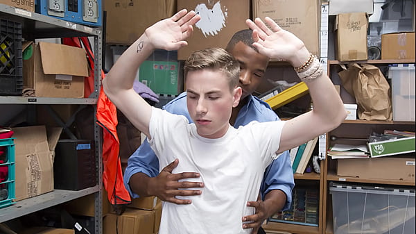 Image Young Black Guy Fucked in Security Office for Shoplifting - Perps4k