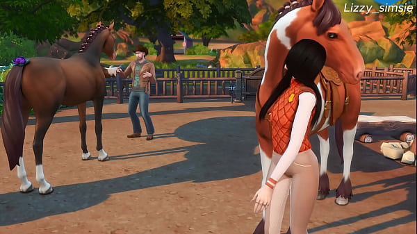Image Asian girl being penetrated in both holes - sims 4 - 3D animation