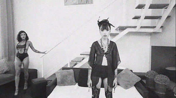 Image Goth-Daped #2 : Qween Goddess catches SAYURI doing dark rituals, fist and let big cocks DAP her (3on2, DAP, DP, Anal, ATM, fisting, monster cock, wicca, rituals, smoke fetish) OB260