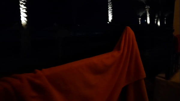 Image Risky blowjob at Egypt hotel balkony and shower after cum in mouth
