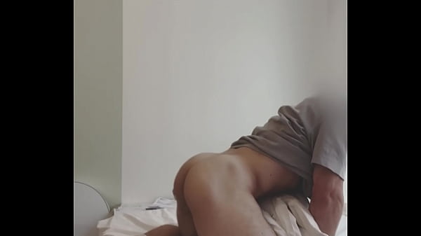 Image Horny man blast a huge load by pillow humping