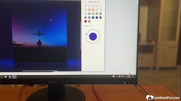 Image I stopped working to fuck her pussy