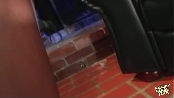 Image The second she stops stripping the brunette excitedly spreads her asshole for his huge dick