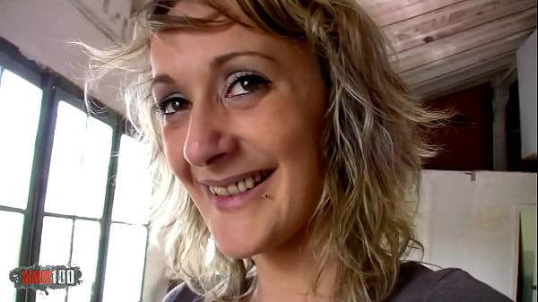 Image Skinny french blonde MILF fucked in the ass for money in the wharehouse