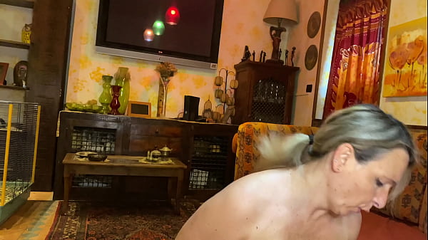 Image Tonight Luna wanted to enjoy his big cock in her throat and feel her face filled with cum