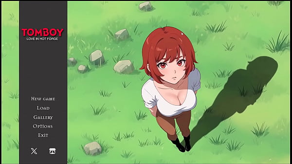 Image TOMBOY Love in Hot Forge [ Hentai Game ] Ep.2 RISKY BLOWJOB under the table in PUBLIC !