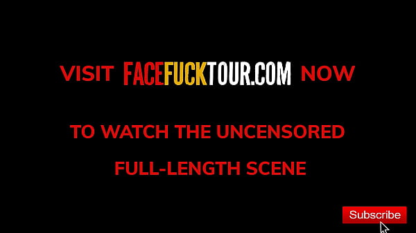 Image Face Fuck Tour - Busty Latina Redhead Deepthroat Swallows Huge Cock