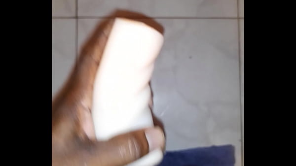 Image Fucking fleshlight with massive cumshot at the end