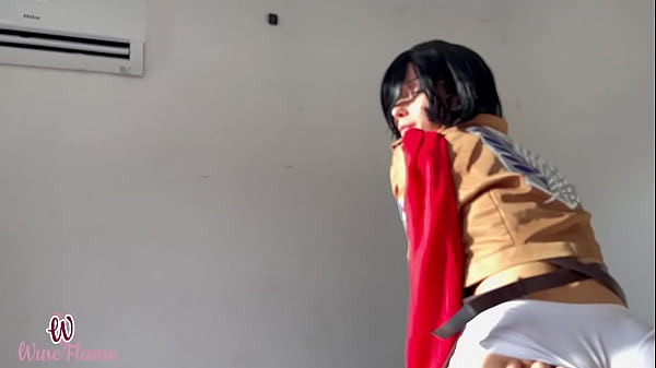 Image Mikasa mandona sentou gostoso no otaku at&eacute_ tirar leite