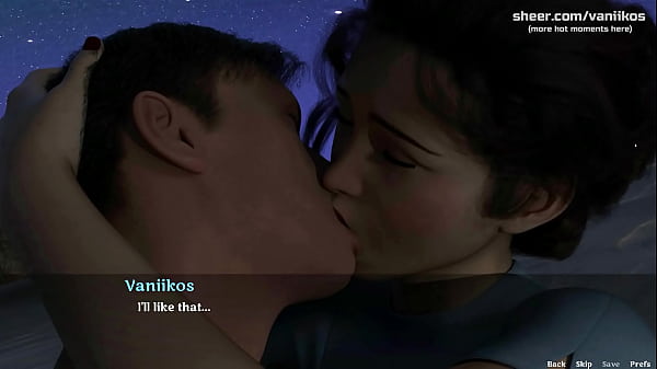 Image A Step Mother's Love | Beautiful Cheating Wife MILF With A Big Ass And Perfect Big Tits Is Creampied By A Big Young Cock On The Beach At Night. Hot Romantic Sex | 3D Animated NTR Porn Game | Part