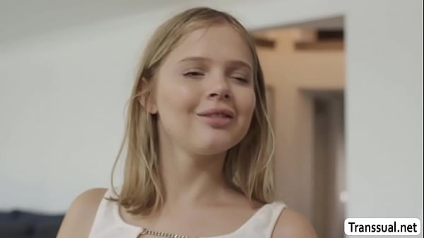Image Slut teen Coco Lovelock fucked by two busty Tgirl