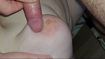 Image cum on big natural tits (titjob)
