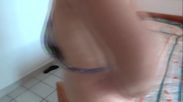 Image On the beach, stepmom doesn't let me fuck her and I cum in her hairy pussy