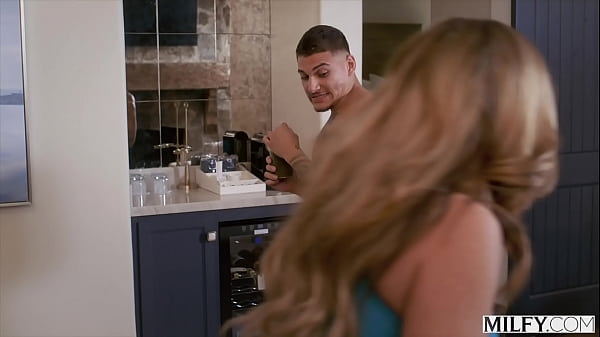 Image MILFY Curvy Fit Mom Richelle Sucks His Eager Young Cock Dry