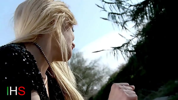Image Sexy blonde fucks outdoors with very lustful male