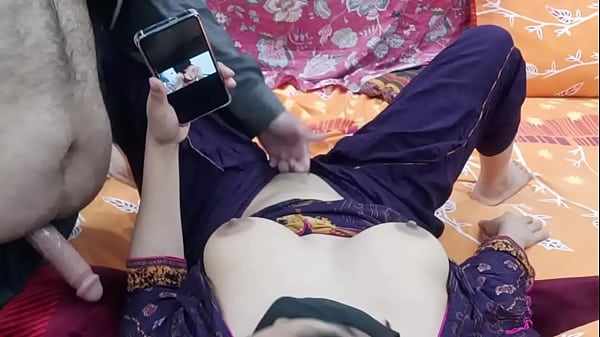 Image Desi Aunty Caught And Fucked By Her Neighbour While She is Watching Her Own Porn Movie On Mobile