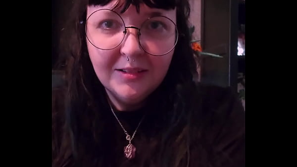 Image Raven Moan, Sexy BBW Goth Nerd Wants you to Cum on her Big Tits (Full Video)
