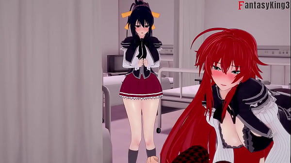 Image HS DXD NTR Madness | 2 | Fucking Akeno Himejima thanks to Rias | Full 1hr Movie on Sheer and PTRN: Fantasyking3