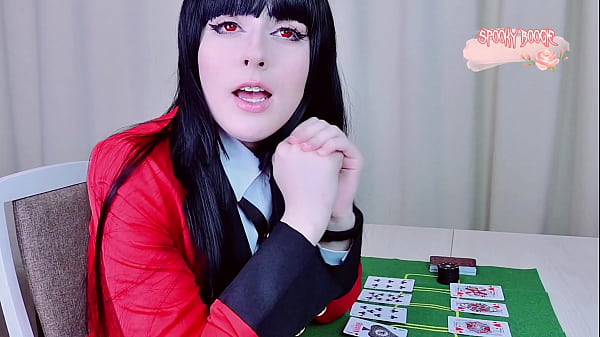 Image POV: Crazy Yumeko Jabami lost at and let you fuck all her holes!