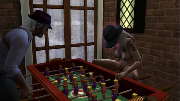 Image Jake and Gail playing a new game