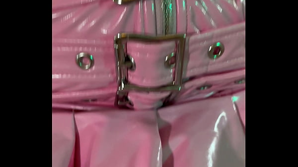 Image Trans Woman in Chastity Fucked Cowgirl POV