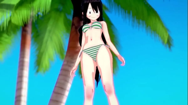 Image Tsuyu Froppy in hot swimsuit wants to do it on the beach - My Hero Academia