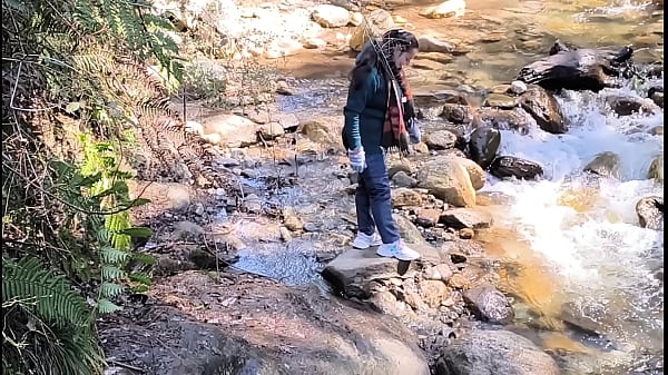 Image Fuck in the forest at waterfall